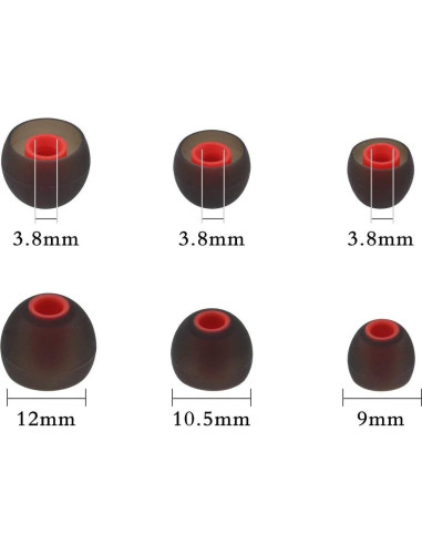 Puntas de Repuesto Zotech para Auriculares TOZO - 9 Pares