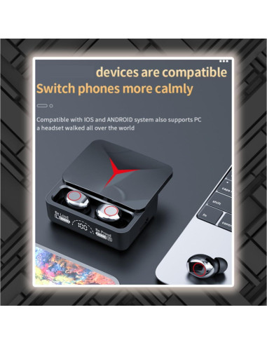 Auriculares Inalámbricos M90 PRO TWS con Cancelación de Ruido