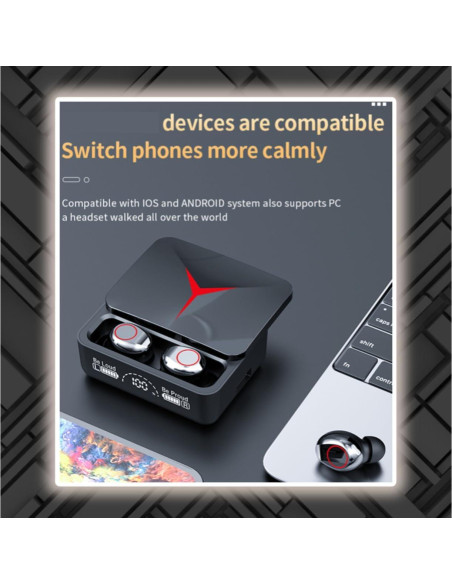 Auriculares Inalámbricos M90 PRO TWS con Cancelación de Ruido