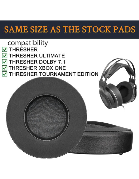 Almohadillas de Gel Refrigerante SOULWIT para Auriculares Razer Thresher