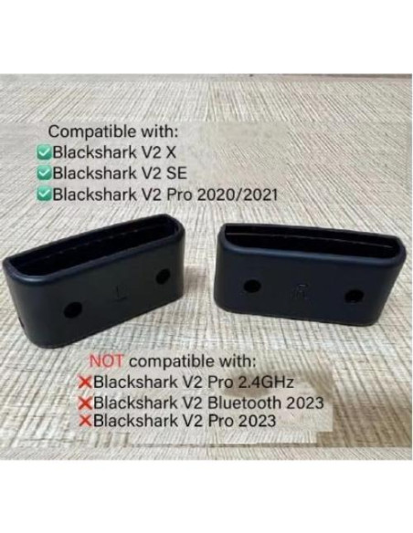 Cierre de hebilla para diadema Razer Blackshark V2 Negro