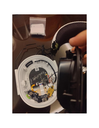 Cierre de Hebilla para Diadema Razer Blackshark V2pro 2023 Blanco