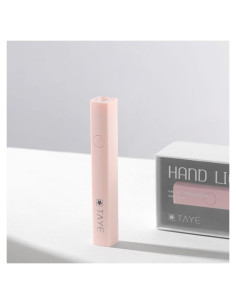 Lámpara UV Mini TAYE 3W Rosa Portátil para Uñas de Gel