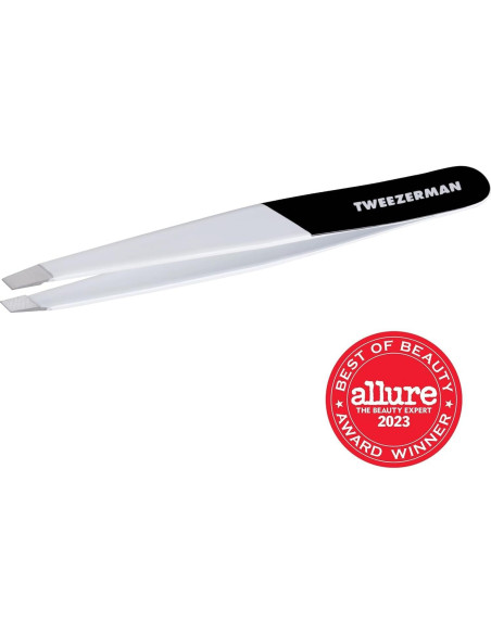 Pinzas de acero inoxidable Tweezerman para cejas - Golpe de medianoche