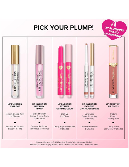 Brillo de Labios Power Plumping Too Faced 6.56 ml Hidratante