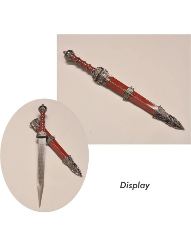 Espada Romana Corta Heartcos 42.93 cm Metal Rojo