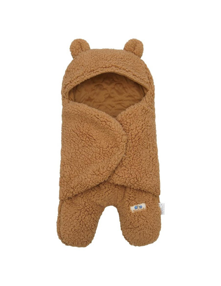 Manta de Recepción para Bebés BlueSnail 61x30cm Marrón