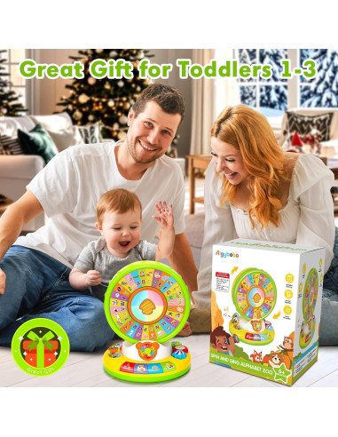 Juguete Musical Educativo Duchong Verde para Niños 1-3 Años