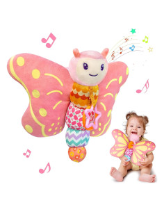 Juguete Musical Sensorial Mariposa Rosa VOILBTOY 0-6 Meses