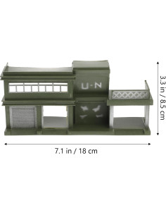 Modelo de Soldado Miniatura 56 Piezas NUOBESTY Verde 2