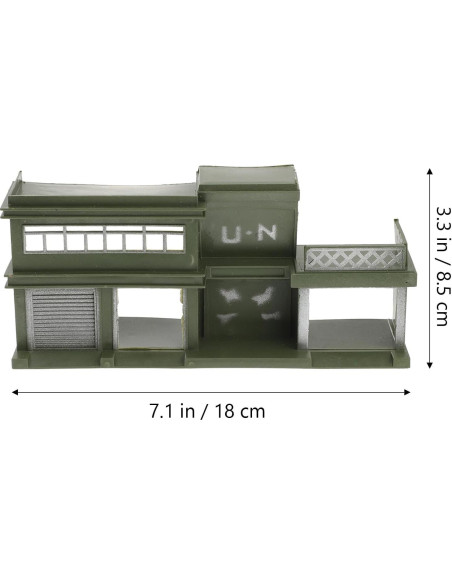 Modelo de Soldado Miniatura 56 Piezas NUOBESTY Verde