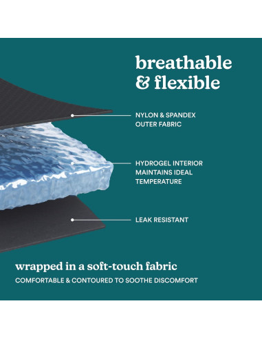 Manga de Tobillo de Gel Caliente y Frío Homedics 24.5x10 cm