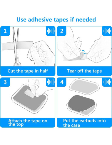 Funda TPU Geekria para Samsung Galaxy Buds Live/Pro - Transparente