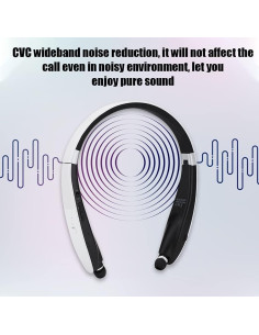 Auriculares Bluetooth PenRux SX-991 Plegables con Cancelación de Ruido 2