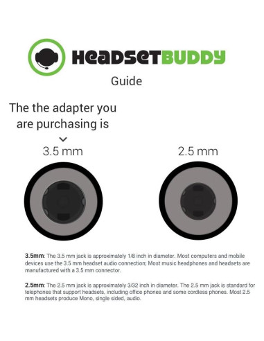 Adaptador de Audio Headset Buddy para iPhone y Smartphones
