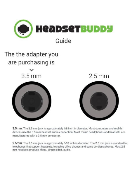 Adaptador de Audio Headset Buddy para iPhone y Smartphones