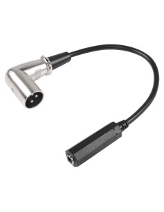 Cable Balanceado XLR Macho a TRS 6.35mm 90 QIANRENON 30cm