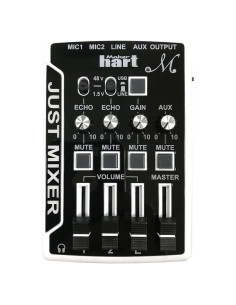 Mezclador Compacto Just M Maker Hart 4 Canales USB 24-bit