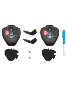 Carcasa de llave de repuesto Toyota Arruweer ALKZ009 4 botones