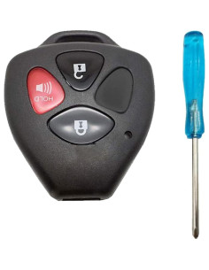 Carcasa de llave de repuesto Toyota Arruweer ALKZ009 4 botones 2