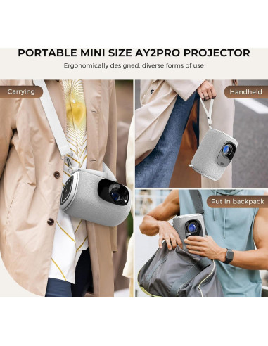 Mini Proyector Portátil ONOAYO AY2PRO 550 ANSI WiFi Bluetooth