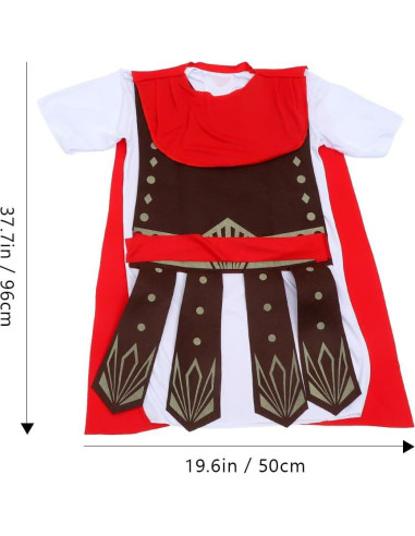 Disfraz de Gladiador Romano WRITWAA para Halloween Adultos