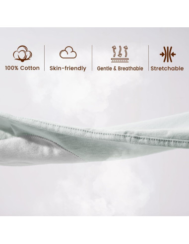 Sacos de Sueño PHF Algodón 100% para Recién Nacidos 0-3 Meses