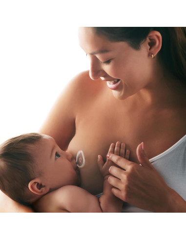 Escudo de Pezón Munchkin Flow + 20mm Silicona Transparente