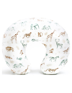Funda de Almohada de Lactancia GRSSDER Animales Suave 58.4x50.8cm