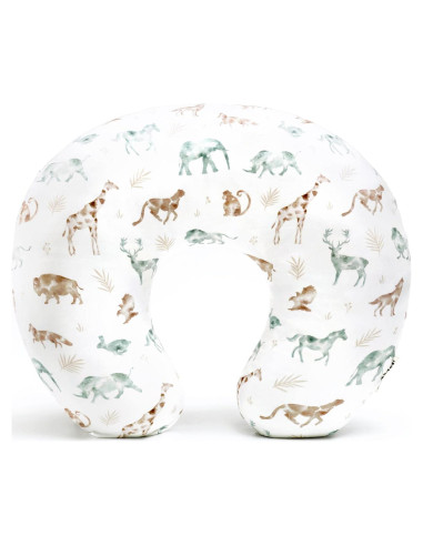 Funda de Almohada de Lactancia GRSSDER Animales Suave 58.4x50.8cm