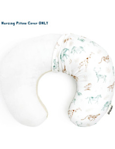 Funda de Almohada de Lactancia GRSSDER Animales Suave 58.4x50.8cm 2