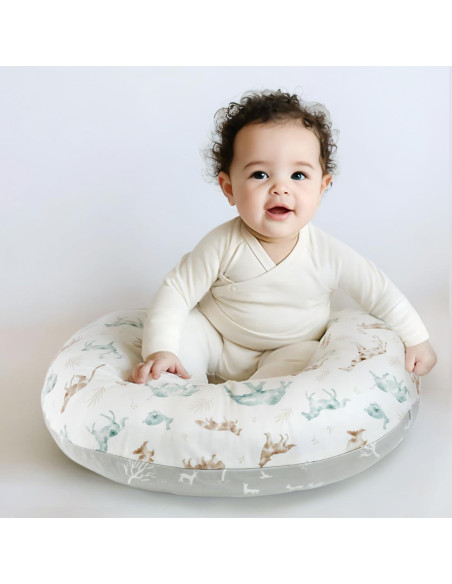 Funda de Almohada de Lactancia GRSSDER Animales Suave 58.4x50.8cm