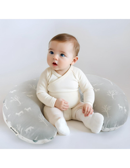 Funda de Almohada de Lactancia GRSSDER Animales Suave 58.4x50.8cm