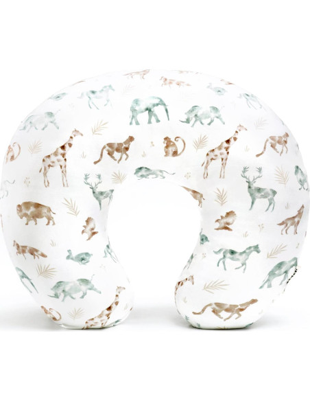 Funda de Almohada de Lactancia GRSSDER Animales Suave 58.4x50.8cm