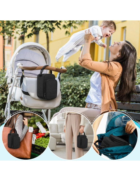 Bolsa Térmica Aislada BAFASO para Leche Materna con 4 Hielos Bolsa Térmica Aislada BAFASO para Leche Materna con 4 Hielos