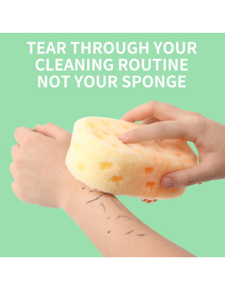 Esponjas de Ducha Exfoliantes 3 Pcs Masaje Relajante Loofah