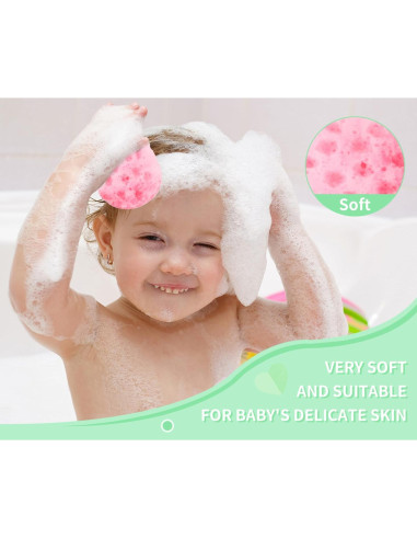 Esponjas de Ducha Exfoliantes 3 Pcs Masaje Relajante Loofah