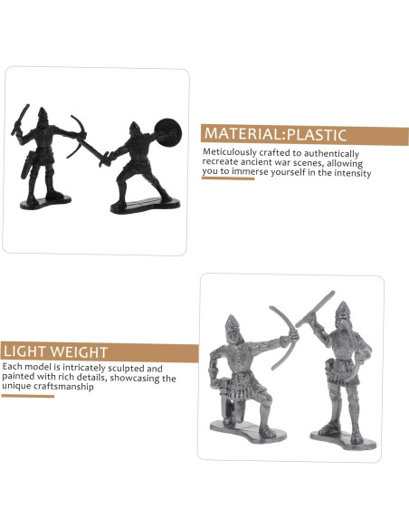 Milisten 60 Figuras de Soldados Antiguos Detalles Realistas