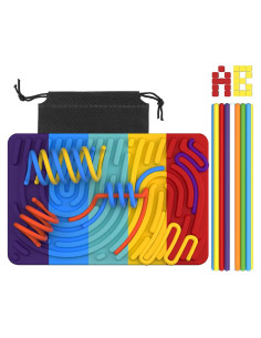 Tablero de Actividad Sensorial Uucoco Colorido para Niños 3+