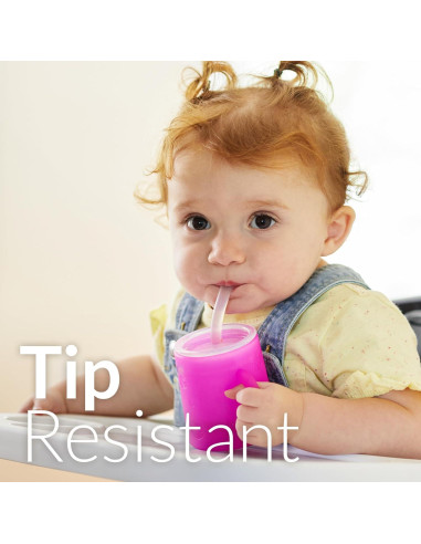 Taza de Entrenamiento PopYum 150 ml Silicona 2 Piezas Azul Verde