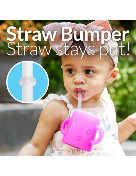 Taza de Entrenamiento PopYum 150 ml Silicona 2 Piezas Azul Verde