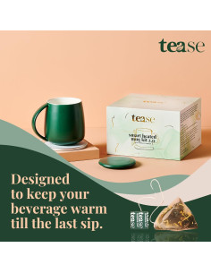 Taza Calentadora Inteligente Tease 2.0 12oz Verde Menta 2