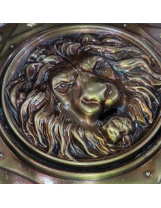 Escudo Medieval de Hierro 55.88 cm con León - Decoración 2