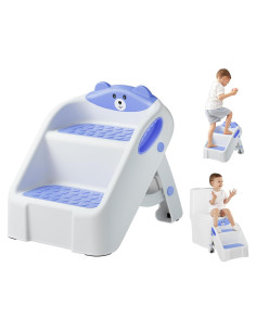 Escalera Plegable Antideslizante Bonbay para Niños 2 Pasos