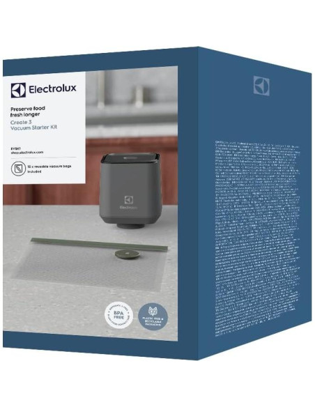 Sellador de Alimentos Electrolux 23EVSL01AY Recargable Gris