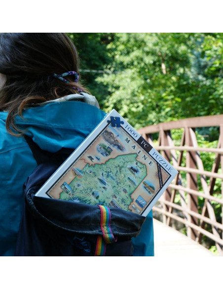 Rompecabezas 1000 piezas Xplorer Maps Parque Nacional Acadia