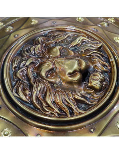 Escudo Medieval de Hierro 55.88 cm con León - Decoración