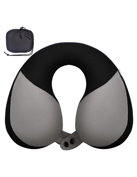 Almohada de Viaje COOLBEBE para Niños - Soporte Cuello Negro Almohada de Viaje COOLBEBE para Niños - Soporte Cuello Negro