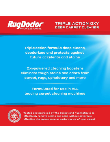 Limpiador de Alfombras Oxy Rug Doctor 1419 ml, Limpieza Profunda