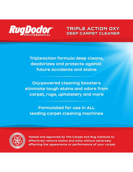 Limpiador de Alfombras Oxy Rug Doctor 1419 ml, Limpieza Profunda